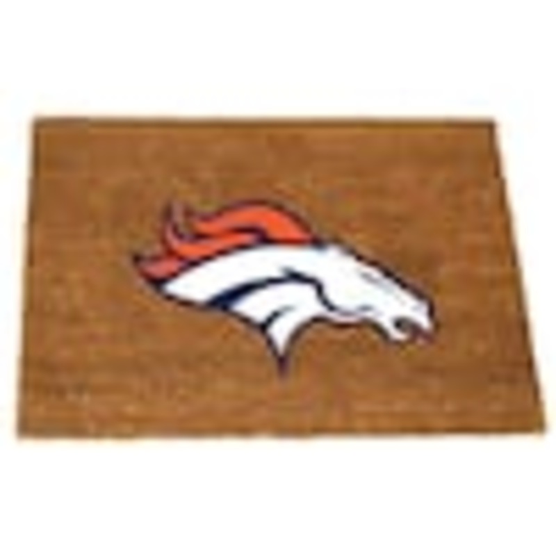 The Memory Company Denver Broncos 19.5 in. x 29.5 in. Coir Fiber Colored Logo Door Mat NFL-DBR-1689