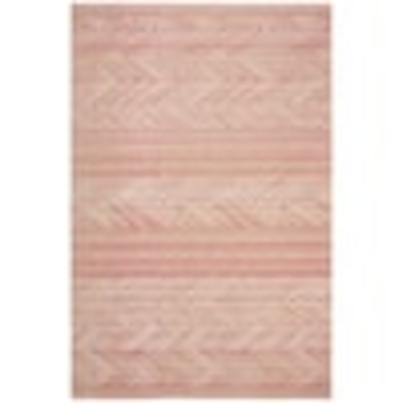 SAFAVIEH Montage Pink/Multi Doormat 3 ft. x 5 ft. Geometric Indoor/Outdoor Patio Area Rug MTG181P-3