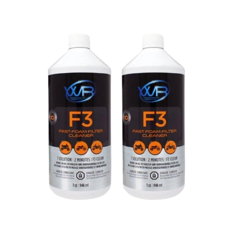 WR-Performance Products F3-Fast Foam Filter Cleaner Reusable and Cleans Filters, 946ml (Pack of 2)