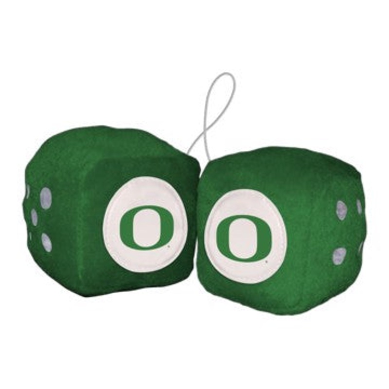 University of Oregon Fuzzy Dice Oregon Team Color Fuzzy Dice Dcor 3 Set SKU: 32016