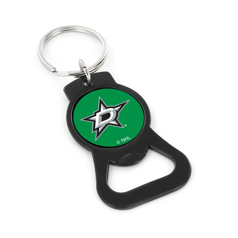 DALLAS STARS (BLACK) BOTTLE OPENER KEYCHAIN