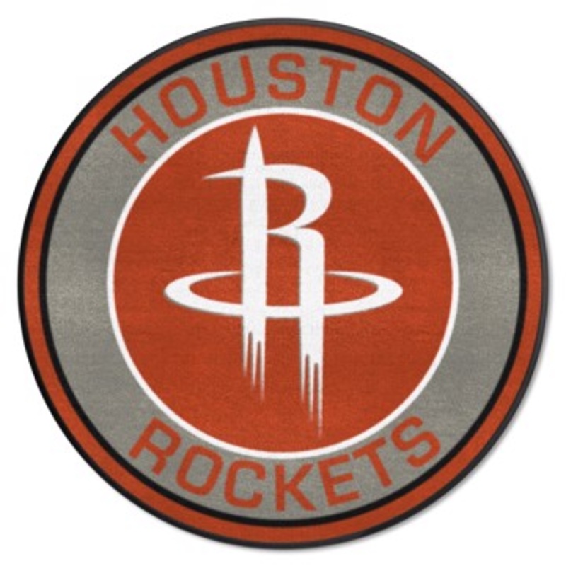 Houston Rockets Roundel Mat NBA Accent Rug – Round – 27 diameter SKU: 18836