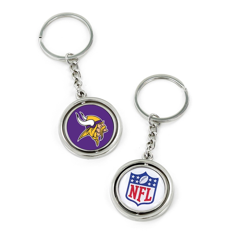 MINNESOTA VIKINGS SPINNING KEYCHAIN