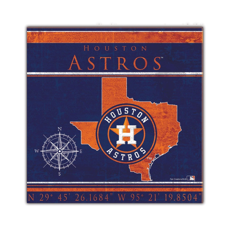 MLB2105-Coordinates 10×10 / M2105-Houston Astros