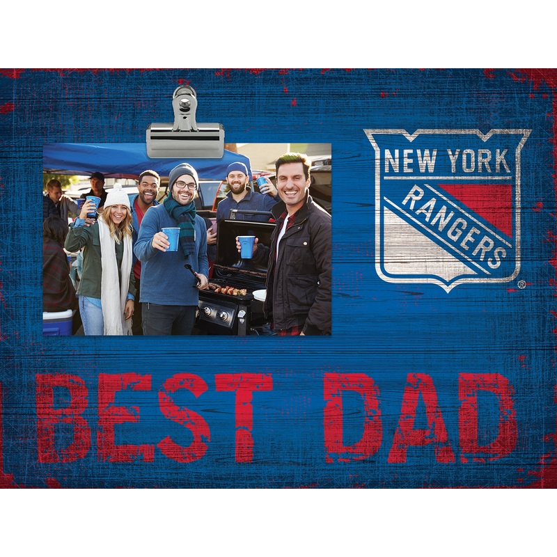 NHL / H0893-Best Dad Clip Frame / H0893-New York Rangers