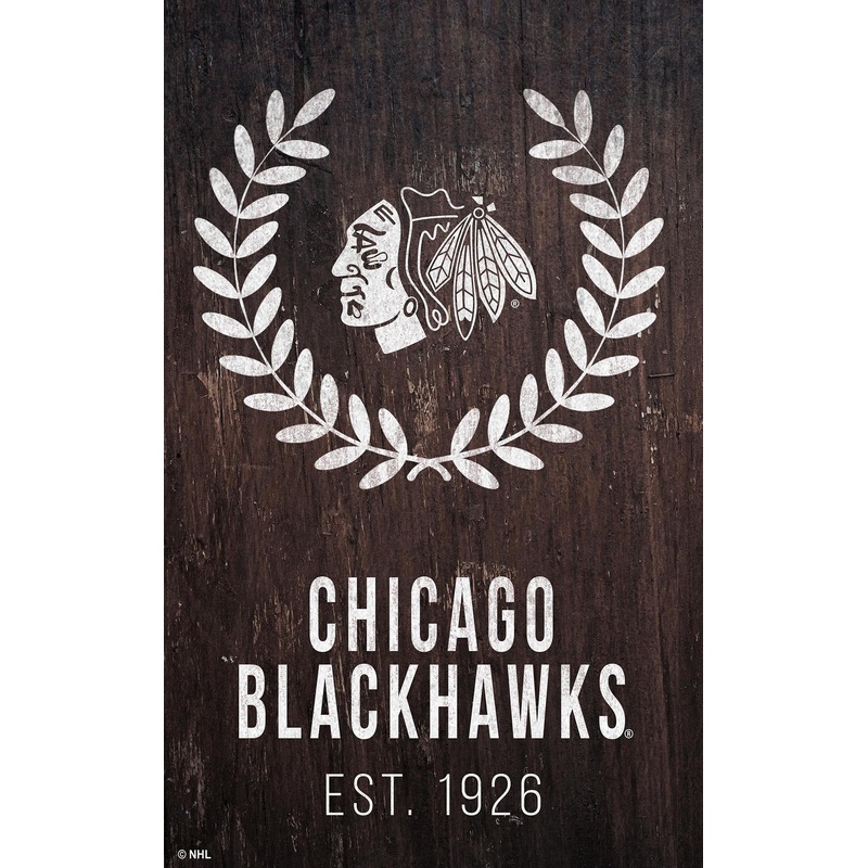 NHL / H0986-Laurel Wreath / H0986-Chicago Blackhawks